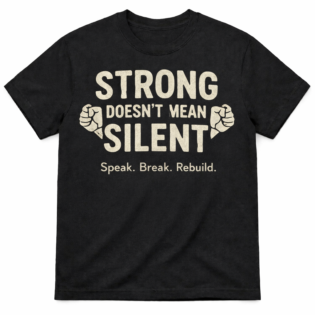 Strong Doesn't Mean Silent Tee ( Pre-Order)